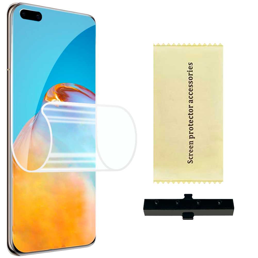 Protector de Pantalla Hidrogel para Huawei P40 Pro Flexible Membrana Lámina Cubierta Antiarañazos Autorreparación