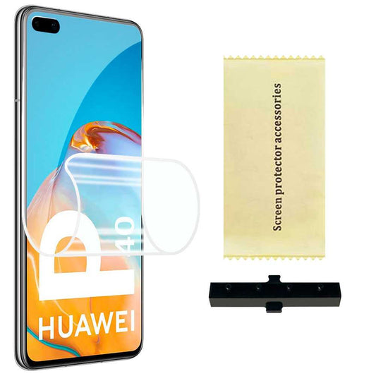 Protector de Pantalla Hidrogel para Huawei P40 5G Flexible Membrana Lámina Cubierta TPU Antiarañazos Autorreparación