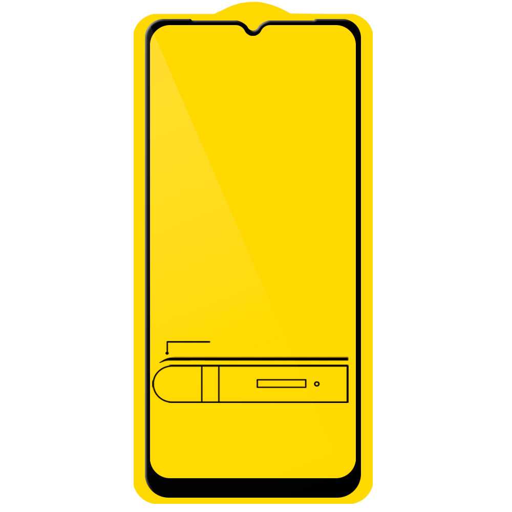Protector de Pantalla para Xiaomi Mi 10 Lite 5G Cristal Templado 9H 9D Vidrio Anti Golpes Arañazos Marco Borde Negro