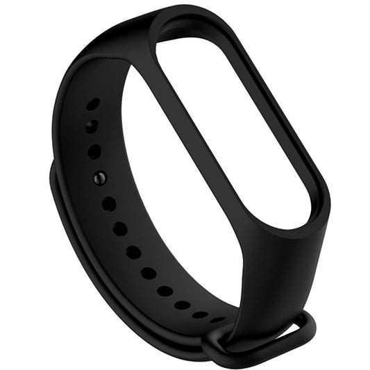 Correa de Repuesto Compatible con Xiaomi Mi Band 6 5 Amazfit Band 5 Negra Recambio Silicona Suave Flexible Pulsera Brazalete