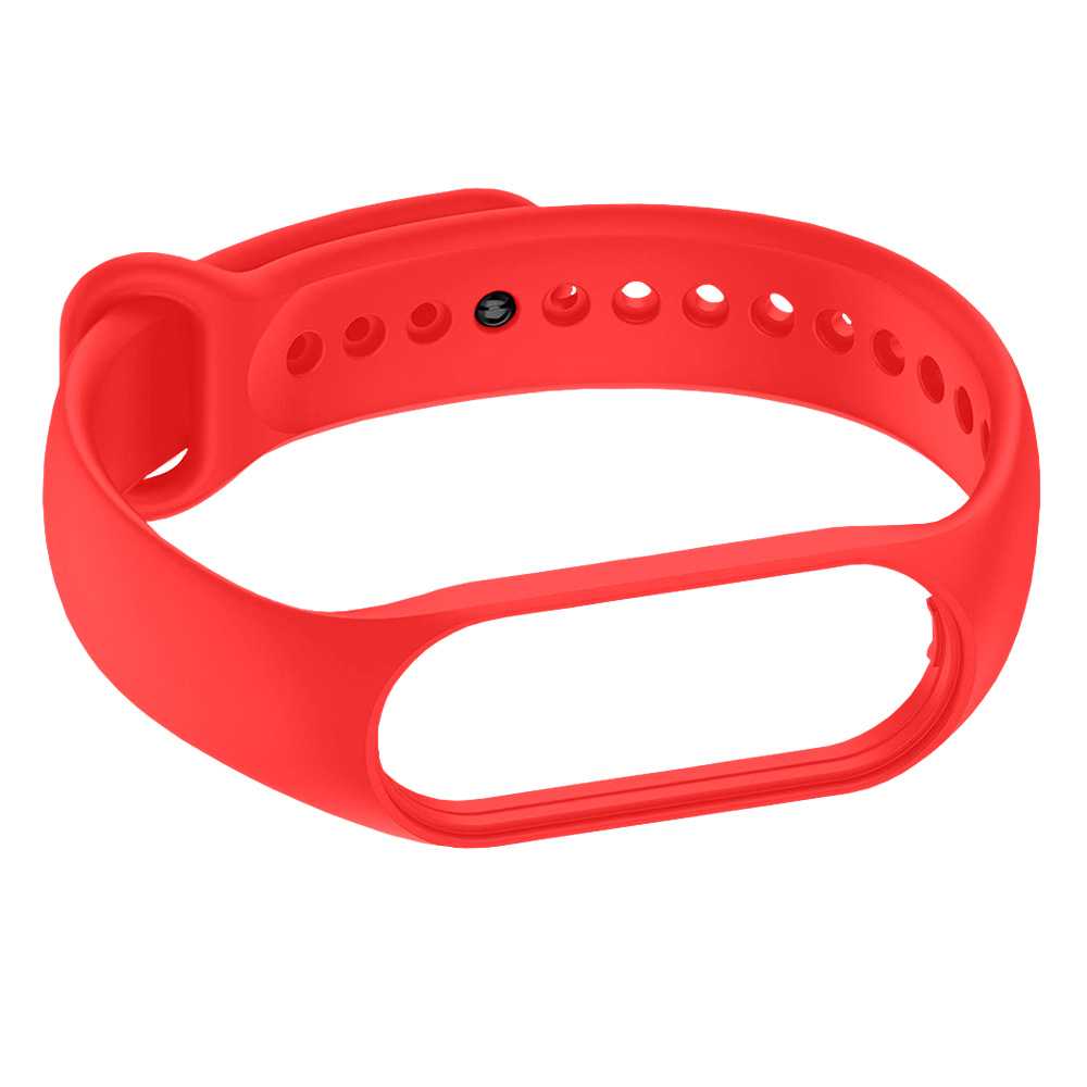 Correa de Repuesto Compatible con Xiaomi Mi Band 6 5 Amazfit Band 5 Roja Recambio Silicona Suave Flexible Pulsera Brazalete