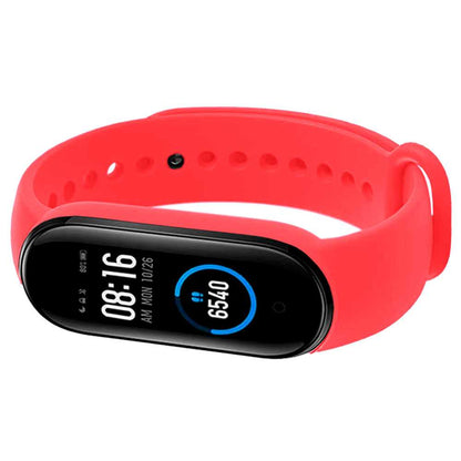 Correa de Repuesto Compatible con Xiaomi Mi Band 6 5 Amazfit Band 5 Rosa Recambio Silicona Suave Flexible Pulsera Brazalete