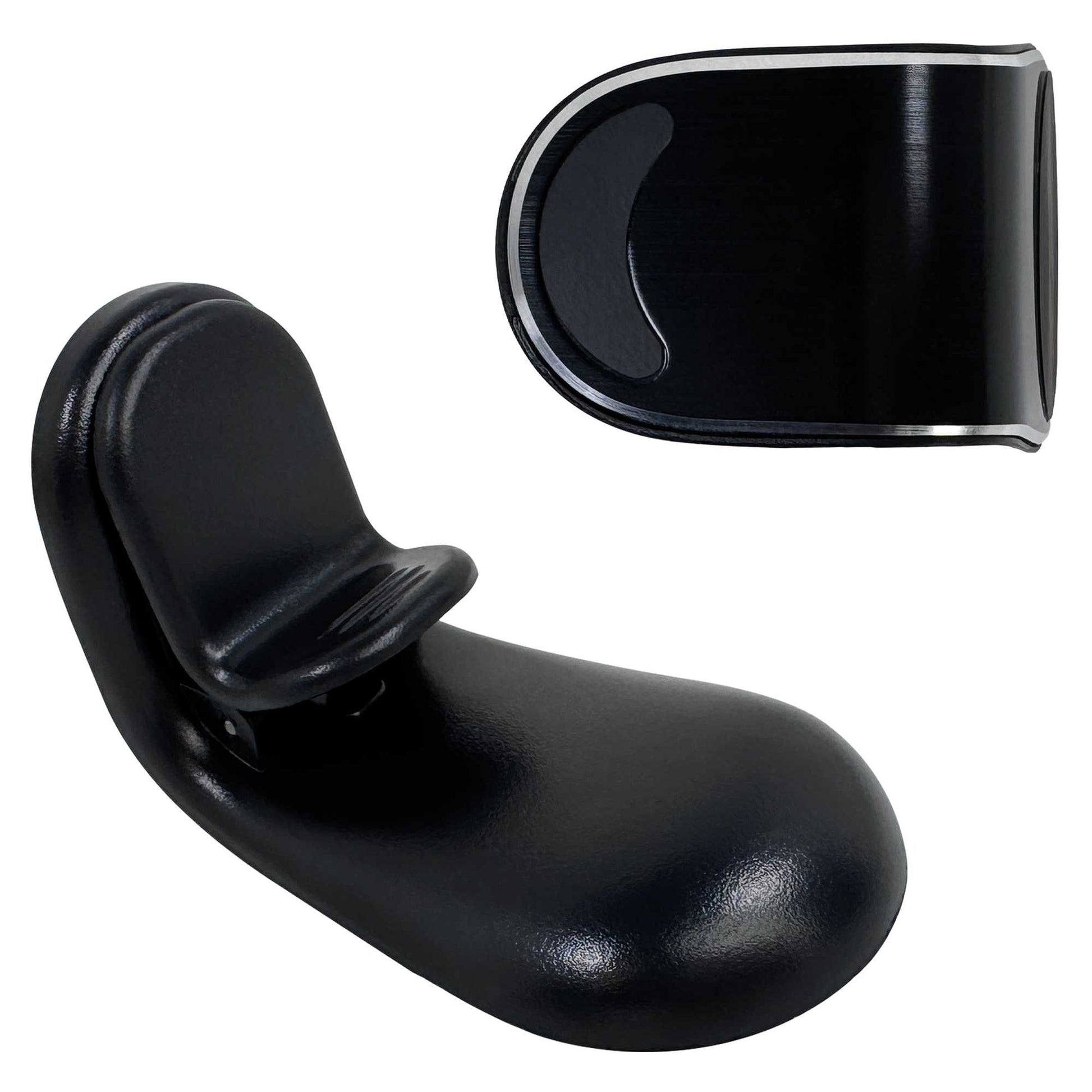 Soporte Rejilla Aire Forma de L Negro para Coche Teléfono Móvil Smartphone Pinza 360 Imán Magnético Ventilación