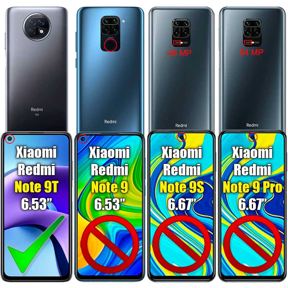 Funda Protectora de TPU Compatible con Xiaomi Redmi Note 9T Flexible Esquinas Reforzadas Anti Golpes Carcasa Bumper