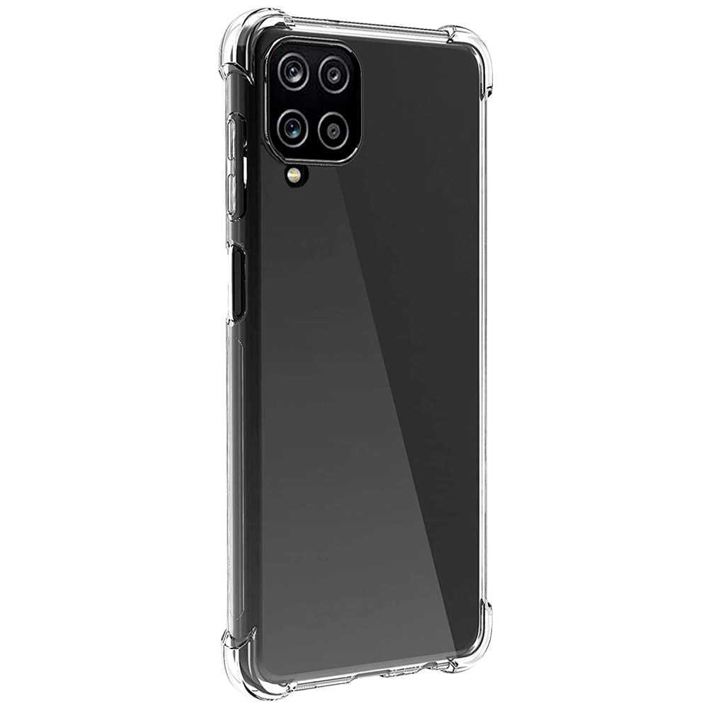 Funda Protectora de TPU Compatible con Samsung Galaxy A12/M12 Flexible Esquinas Reforzadas Anti Golpes Carcasa Bumper