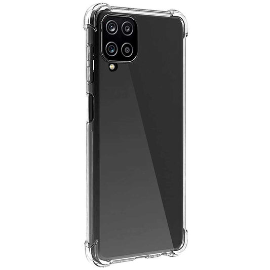 Funda Protectora de TPU Compatible con Samsung Galaxy A12/M12 Flexible Esquinas Reforzadas Anti Golpes Carcasa Bumper