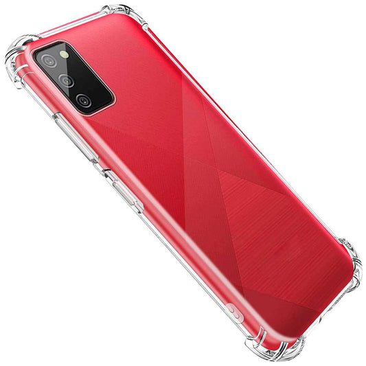 Funda Protectora de TPU Compatible con Samsung Galaxy A02S/M02S Flexible Esquinas Reforzadas Anti Golpes Carcasa Bumper