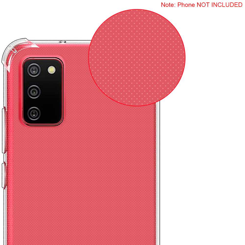 Funda Protectora de TPU Compatible con Samsung Galaxy A02S/M02S Flexible Esquinas Reforzadas Anti Golpes Carcasa Bumper