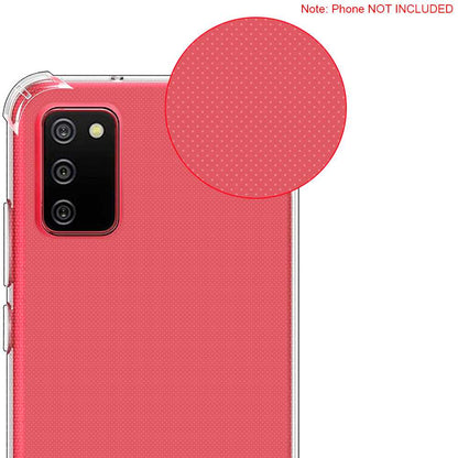 Funda Protectora de TPU Compatible con Samsung Galaxy A02S/M02S Flexible Esquinas Reforzadas Anti Golpes Carcasa Bumper