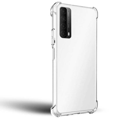 Funda Protectora de TPU Compatible con Huawei P Smart 2021 Flexible Esquinas Reforzadas Anti Golpes Carcasa Bumper