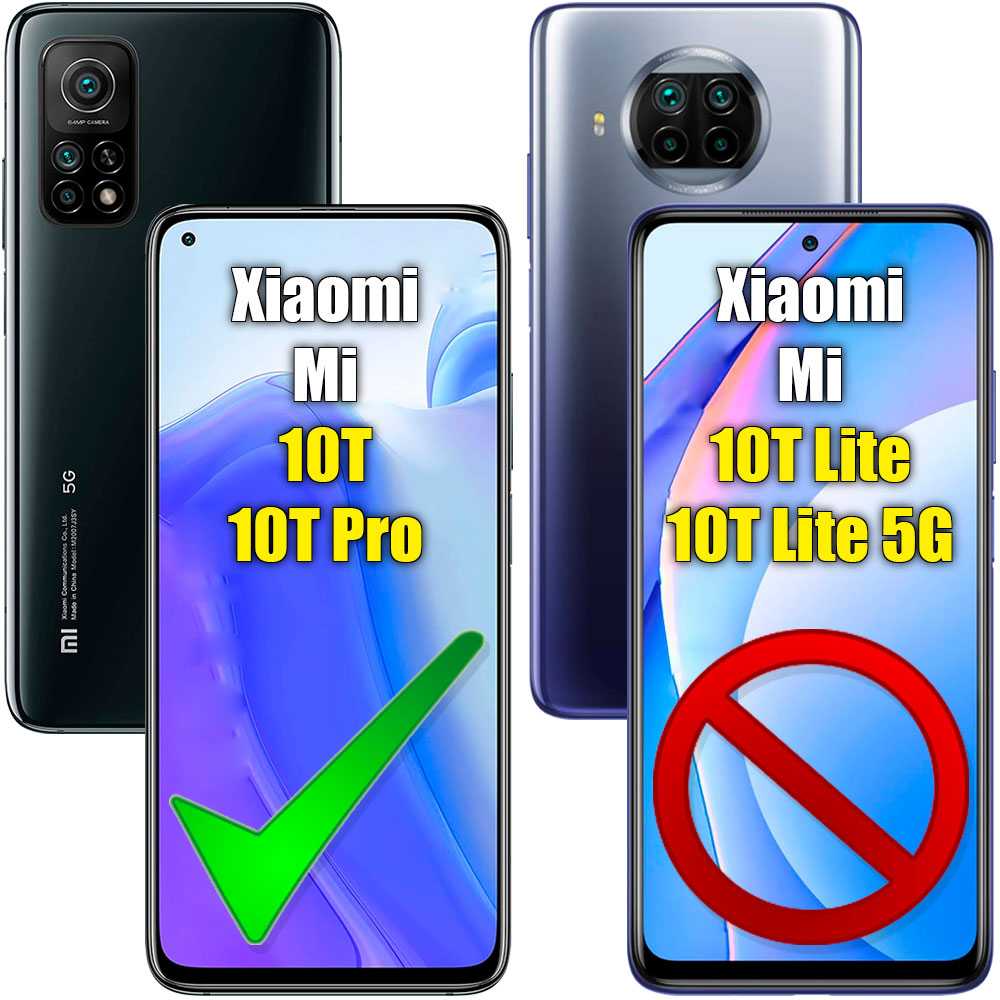 Protector de Pantalla Cristal Templado Premium Compatible con Xiaomi Mi 10T/Xiaomi Mi 10T Pro Vidrio Plano Anti Golpes