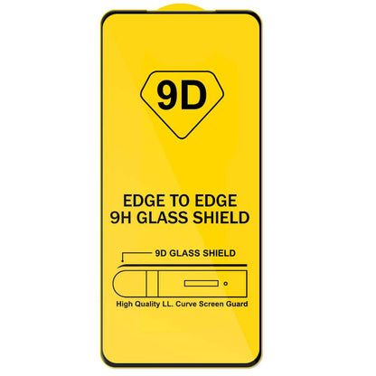Protector de Pantalla Marco Negro Compatible con Xiaomi Redmi Note 10/10S Cristal Templado 9H 9D Vidrio Antishock Borde