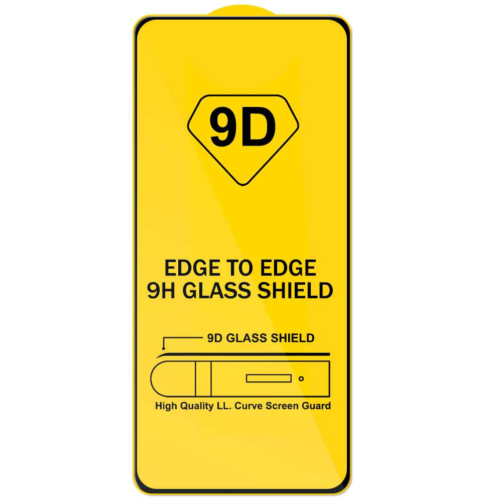 Protector de Pantalla Marco Negro Compatible con Xiaomi Redmi Note 10 PRO/MAX Cristal Templado 9H 9D Vidrio Antigolpes
