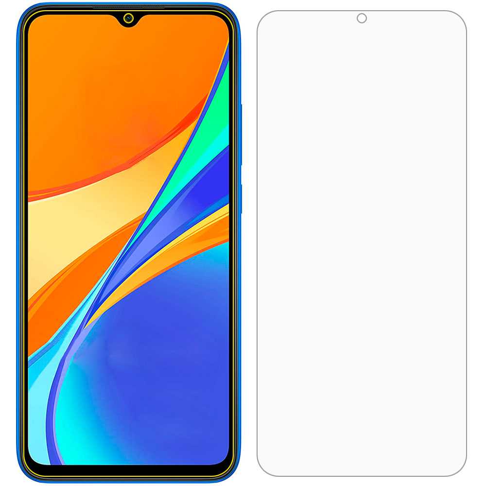 Protector Completo de Pantalla Hidrogel Compatible con Xiaomi Redmi 9A/9AT/9C Lámina Película Protectora Antihuellas