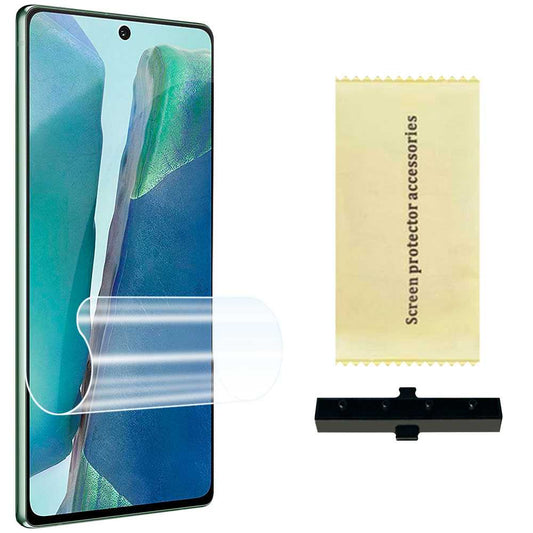 Protector Completo de Pantalla Hidrogel Compatible con Samsung Galaxy Note 20 5G Lámina Película Protectora