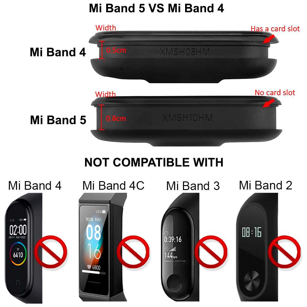8 Correas de Repuesto Compatibles con Xiaomi Mi Band 6 5 Amazfit Band 5 Recambio Silicona Suave Flexible Pulsera Bracalete