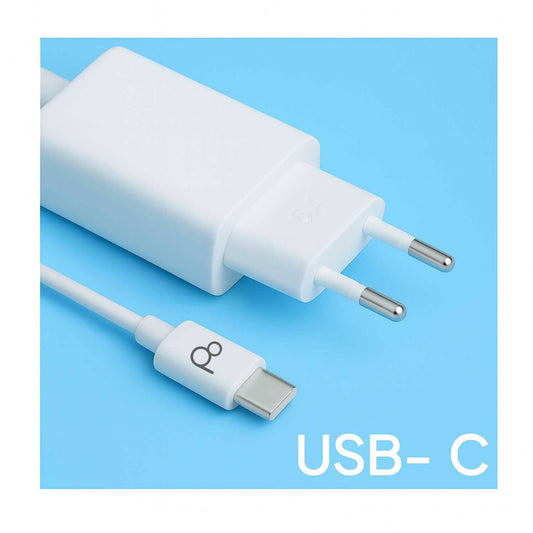 OcioDual Cable USB C Carga Rapida, Cable USB Tipo C Carga Rapida, USBC, 0,3mm 5A 100BA, Blanco, Alimentación y Datos, Accesorio