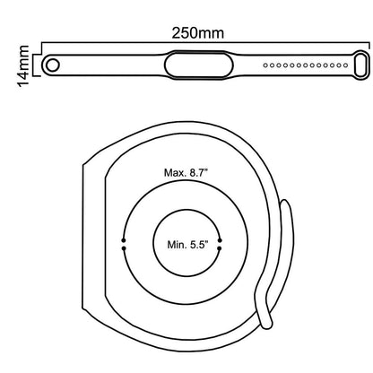 Pulsera de Recambio Silicona Suave Flexible Compatible con Xiao Mi Band 7 6 5 Amazfit Band 5 Azul Claro Correa Repuesto Flex Goma