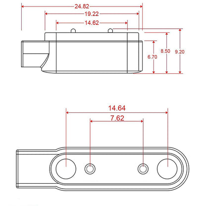 Cable Carga Magnética Negro 2 Pines con Espaciado Separación de 7,62mm para Smartwatch Cargador Magnético USB Dos Imanes Recambio Repuesto Reemplazo Reloj Inteligente