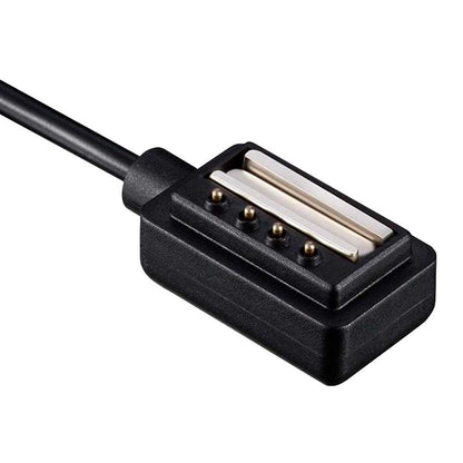 Cable de Carga y Transferencia de Datos USB 1m Compatible con Suunt Spartan Ultra HR 9 Baro Conector Magnético Imán