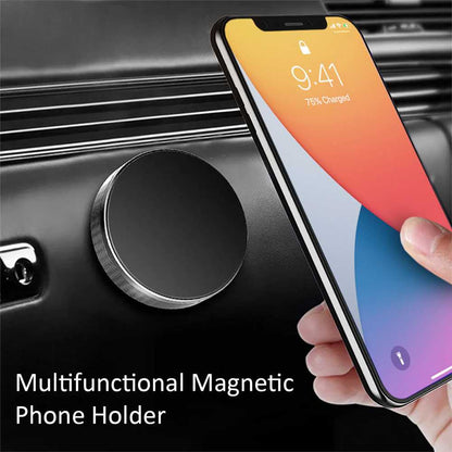 Soporte Magnético para Smartphone base con imán para coche Superficies Planas Ø33 mm Negro