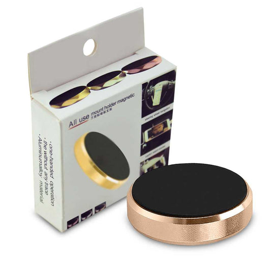 Soporte Magnético para Smartphone base con imán para coche Superficies Planas Ø33 mm Oro
