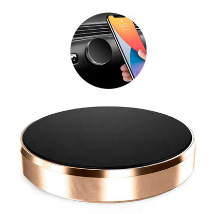 Soporte Magnético para Smartphone base con imán para coche Superficies Planas Ø33 mm Oro