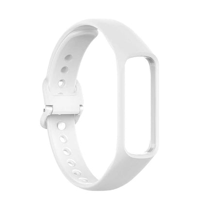 Pulsera Deportiva de Repuesto de Silicona Suave Correas Compatible con Samsung Galaxy Fit 2 Unisex Blanco