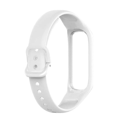 Pulsera Deportiva de Repuesto de Silicona Suave Correas Compatible con Samsung Galaxy Fit 2 Unisex Blanco