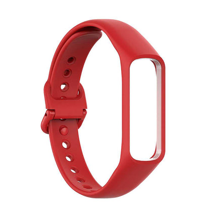 Pulsera Deportiva de Repuesto de Silicona Suave Correas Compatible con Samsung Galaxy Fit 2 Unisex Rojo