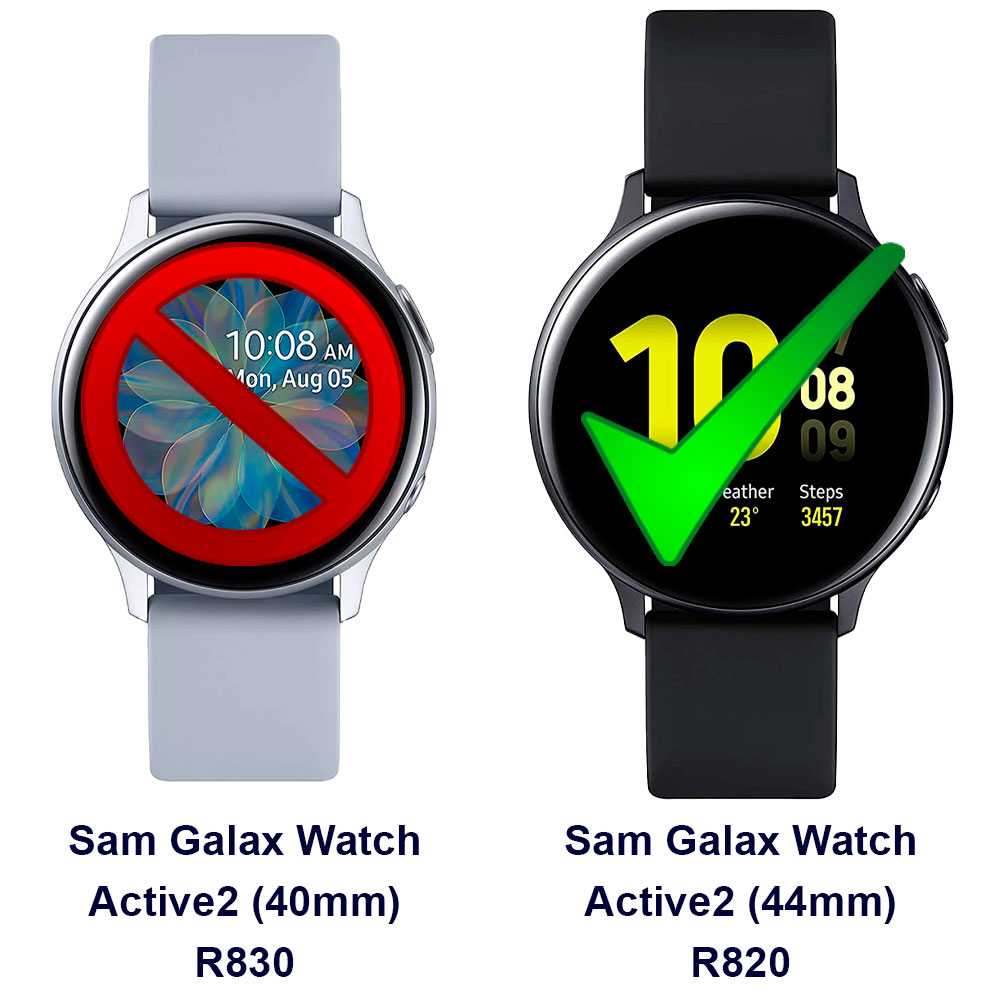 Funda Protectora de TPU Negra Compatible con Relojes Inteligentes Samsung Galaxy Watch Active 2 (44mm)