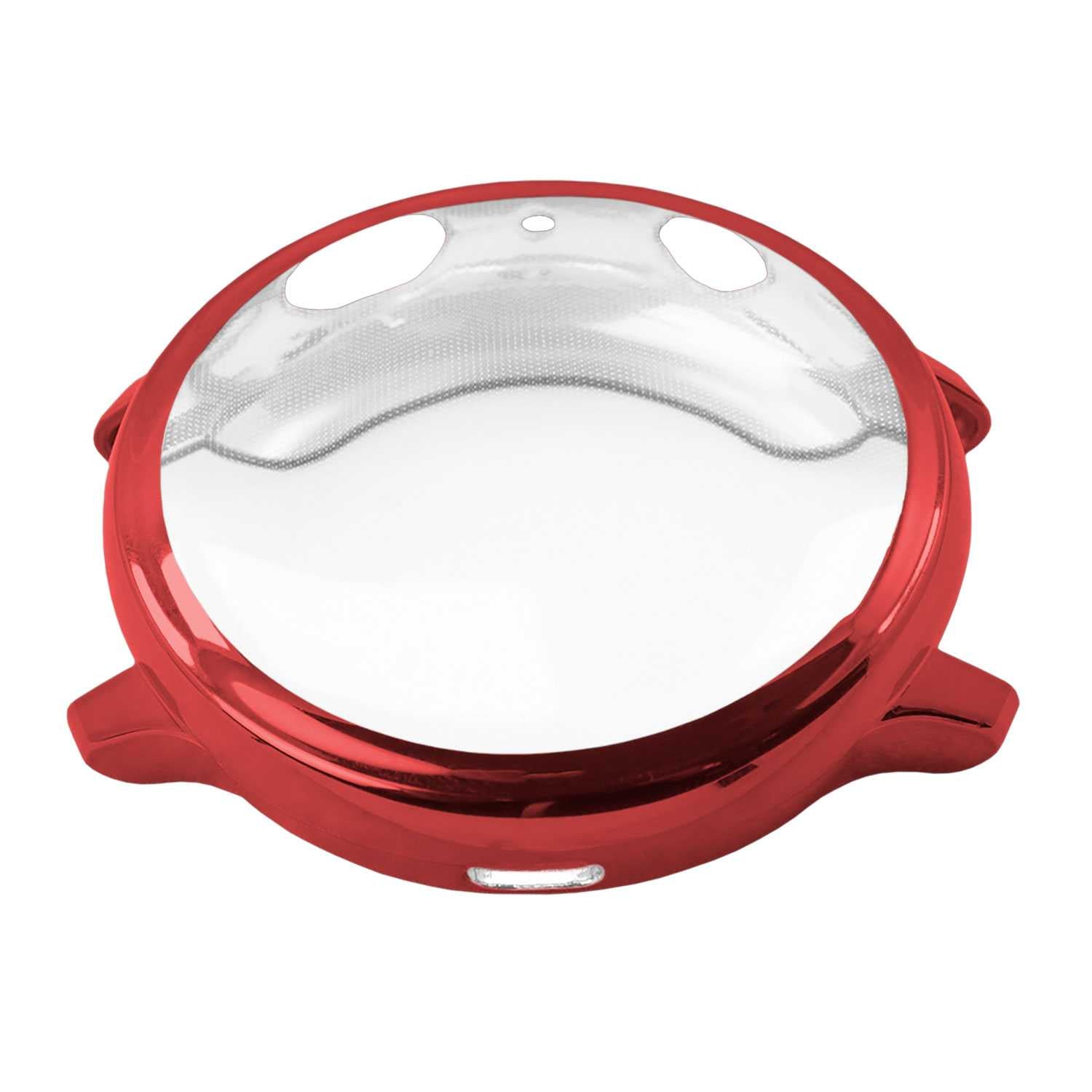 Funda Protectora de TPU Rojo Compatible con Relojes Inteligentes Samsung Galaxy Watch Active 2 (44mm)