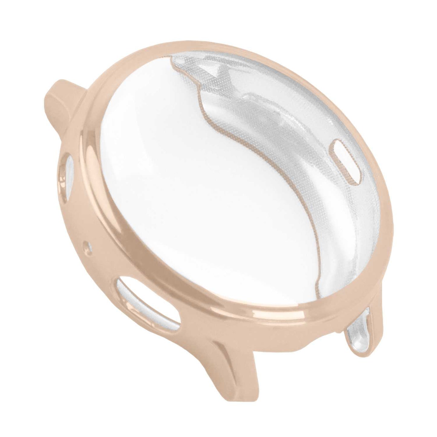 Funda Protectora de TPU Oro Rosa Compatible con Relojes Inteligentes Samsung Galaxy Watch Active 2 (44mm)