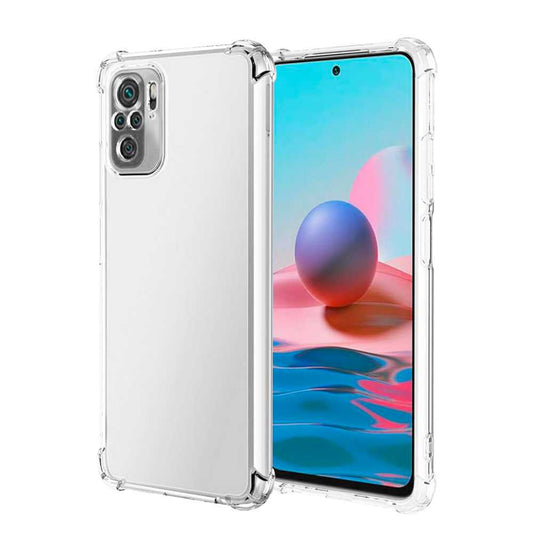 Funda de TPU para Xiaomi Mi 11i/Poco F3, Carcasa Flexible con Esquinas Reforzadas Antigolpes, Protección en Cámaras, Silicona Transparente