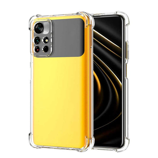 Funda de TPU para Xiaomi Poco M4 Pro 5G, Carcasa Flexible con Esquinas Reforzadas Antigolpes, Protección en Cámaras, Silicona Transparente