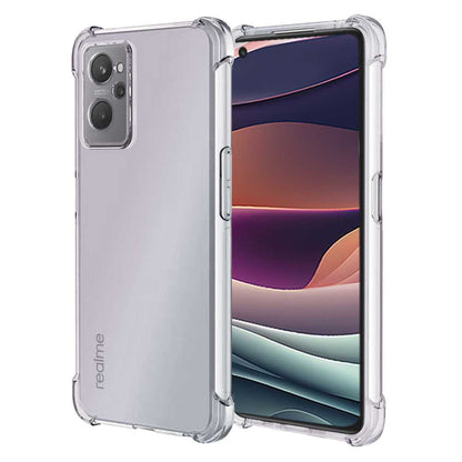 Funda de TPU para Realme 9i/A76 4G/A96 4G, Carcasa Flexible con Esquinas Reforzadas Antigolpes, Protección en Cámaras, Silicona Transparente