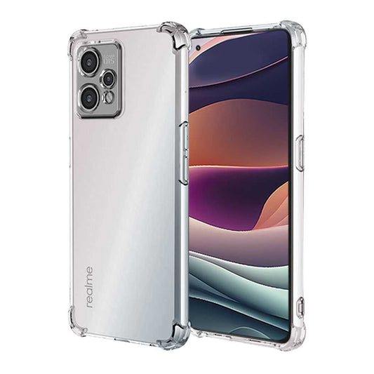 Funda de TPU para Realme 9 5G/9 Pro 5G, Carcasa Flexible con Esquinas Reforzadas Antigolpes, Protección en Cámaras, Silicona Transparente