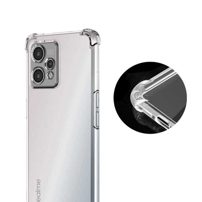 Funda de TPU para Realme 9 5G/9 Pro 5G, Carcasa Flexible con Esquinas Reforzadas Antigolpes, Protección en Cámaras, Silicona Transparente