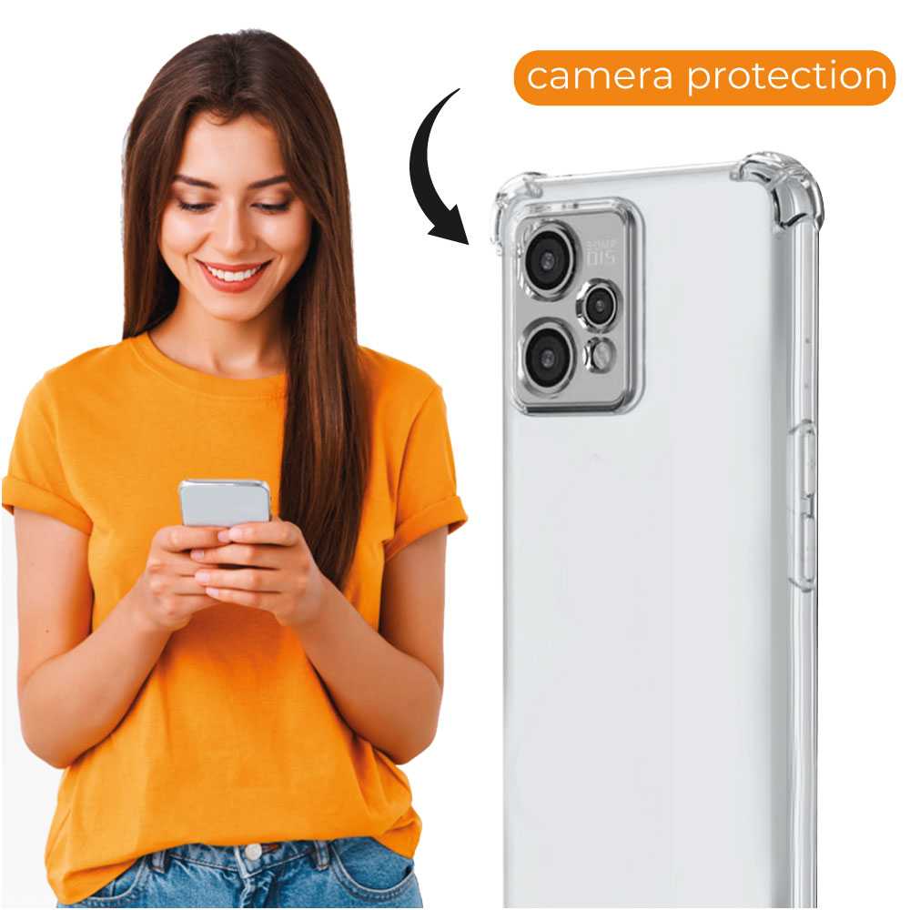 Funda de TPU para Realme 9 Pro Plus/9 4G, Carcasa Flexible con Esquinas Reforzadas Antigolpes, Protección en Cámaras, Silicona Transparente