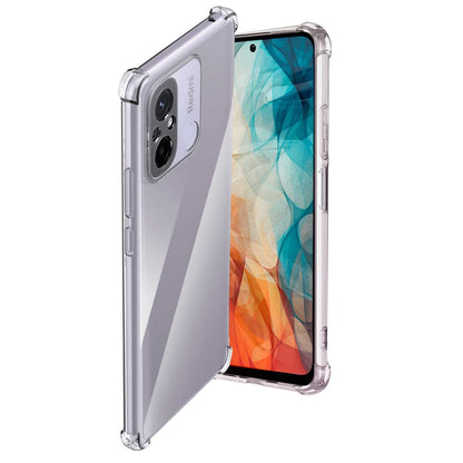 Funda de TPU para Xiaomi Redmi 12C, Carcasa Flexible con Esquinas Reforzadas Antigolpes, Protección en Cámaras, Silicona Transparente