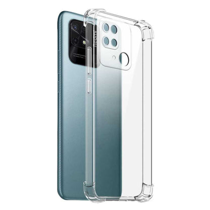Funda de TPU para Redmi 10C/Poco C40, Carcasa Flexible con Esquinas Reforzadas Antigolpes, Protección en Cámaras, Silicona Transparente