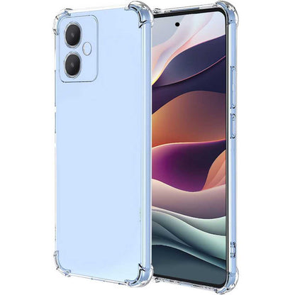 Funda de TPU para XIAOMI Redmi Note 12 5G/Poco X5 5G, Carcasa Flexible con Esquinas Reforzadas Antigolpes, Protección en Cámaras, Silicona Transparente