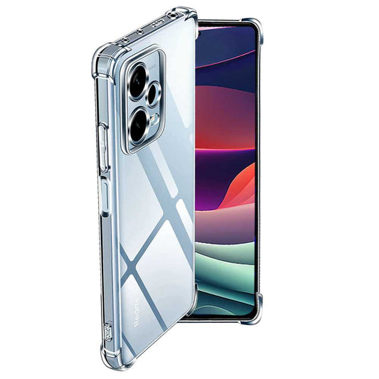 Funda de TPU para Redmi Note 12 Pro Plus, Carcasa Flexible con Esquinas Reforzadas Antigolpes, Protección en Cámaras, Silicona Transparente