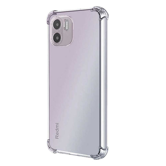 Funda de TPU para Xiaomi Redmi A2/A1, Carcasa Flexible con Esquinas Reforzadas, Antigolpes, Protección en Cámaras, Silicona Transparente