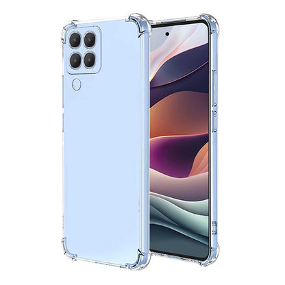 Funda de TPU para SAMSUNG Galaxy M33 5G, Carcasa Flexible con Esquinas Reforzadas, Antigolpes, Protección en Cámaras, Silicona Transparente