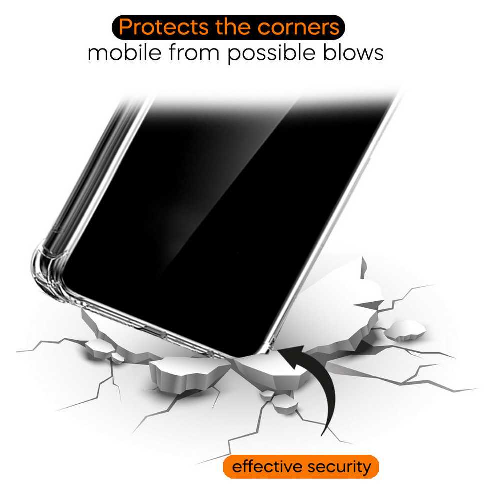 Funda de TPU para SAMSUNG Galaxy M13 4G/Galaxy M23 5G, Carcasa Flexible con Esquinas Reforzadas, Antigolpes, Protección en Cámaras, Silicona Transparente