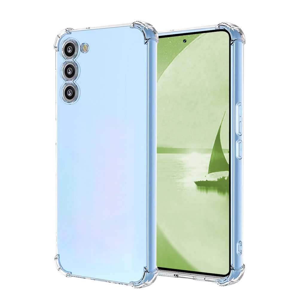 Funda de TPU para Samsung Galaxy S23, Carcasa Flexible con Esquinas Reforzadas Antigolpes, Protección en Cámaras, Silicona Transparente
