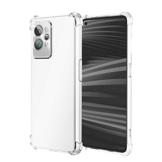 Funda de TPU para Realme GT2 Pro, Carcasa Flexible con Esquinas Reforzadas Antigolpes, Protección en Cámaras, Silicona Transparente