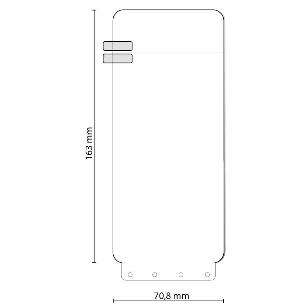 Protector Completo de Pantalla Hidrogel para Xiaomi Redmi 12C Lámina Película Protectora Antiarañazos Antihuellas