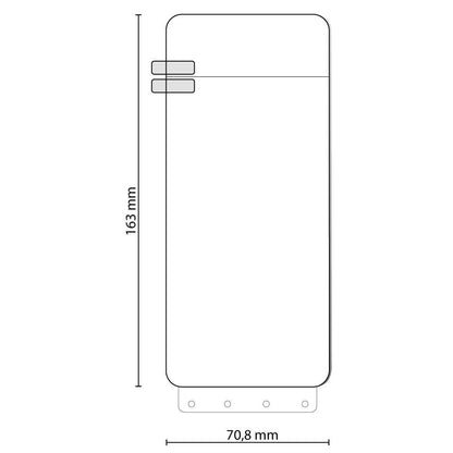 Protector Completo de Pantalla Hidrogel para Xiaomi Redmi 12C Lámina Película Protectora Antiarañazos Antihuellas